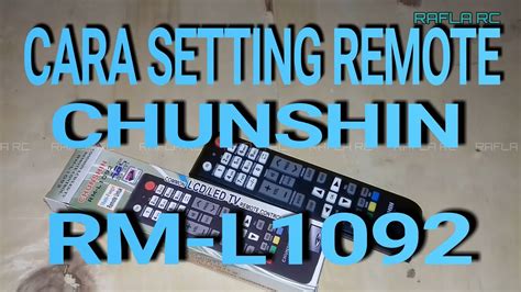 Cara Setting Remote Chunshin